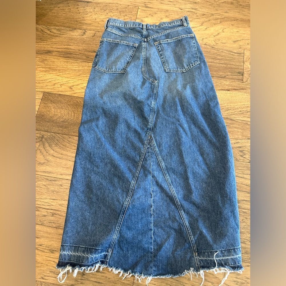 Gap Denim Maxi Skirt 28-6 Tall - Picture 3 of 6